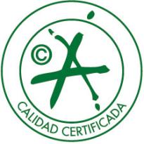 Calidad Certificada seal from the Regional Government of Andalusia