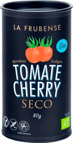 Jar of dried cherry tomato by La Frubense