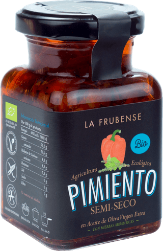 Bocal de poivron épicé à l'huile d'olive La Frubense